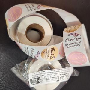 500 Thank You stickers